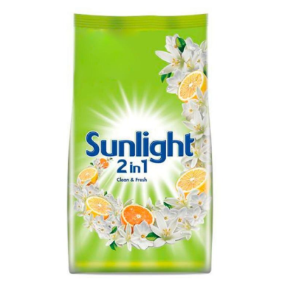 sunlight 2 in 1 clean & fresh detergent powder 1kg