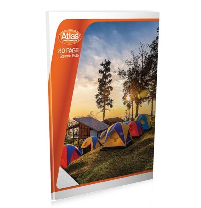 Atlas exercise square ruled, 80pgs
